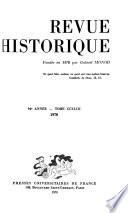 Revue historique