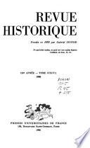Revue historique