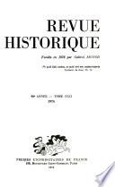 Revue historique