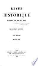 Revue historique