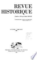 Revue historique