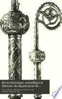 Revue historique, scientifique & littéraire du département du Tarn (ancien pays d'Albigeois).