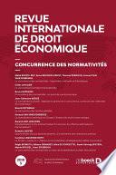 Revue internationale de droit économique