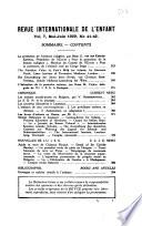 Revue internationale de l'enfant