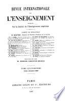 Revue internationale de l'enseignement