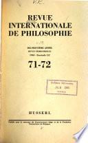 Revue internationale de philosophie