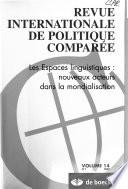 Revue internationale de politique comparée
