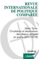 Revue internationale de politique comparée