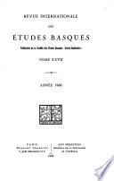 Revue internationale des études basques