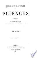 Revue internationale des sciences biologiques