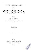 Revue internationale des sciences