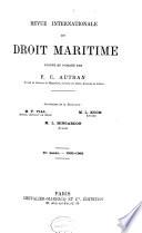 Revue internationale du droit maritime
