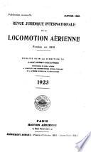 Revue juridique internationale de la locomotion aérienne