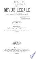 Revue légale