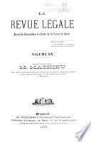 Revue légale