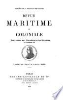 Revue maritime et coloniale