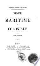 Revue maritime et coloniale