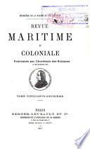 Revue maritime et coloniale