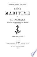 Revue maritime et coloniale