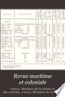 Revue maritime et coloniale