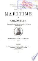 Revue maritime et coloniale
