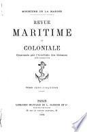 Revue maritime et coloniale
