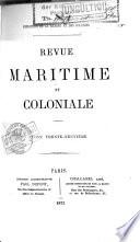 Revue maritime et coloniale