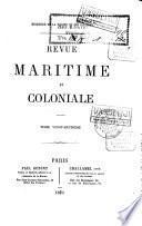Revue maritime et coloniale