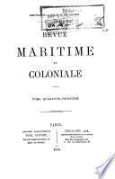 Revue maritime et coloniale