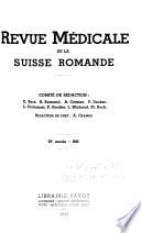 Revue médicale de la Suisse romande