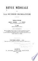 Revue médicale de la Suisse romande