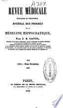 Revue médicale française et étrangère