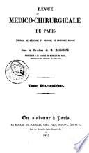Revue médico-chirurgicale de Paris
