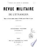 Revue militaire de l'étranger