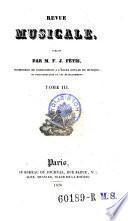 Revue Musicale, publ. par Fetis