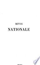 Revue nationale et étranǵre, politique, scientifique et littéraire, publ. par m. Charpentier