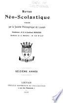 Revue néo-scolastique