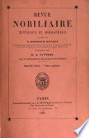 Revue nobilaire héraldique et biographique