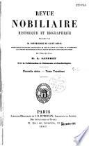 Revue nobiliaire, héraldique et biographique...