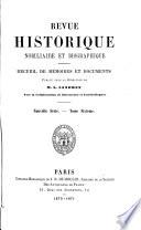 Revue nobiliaire héraldique et biographique