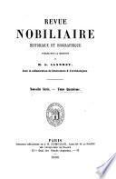 Revue nobiliaire historique et biographique