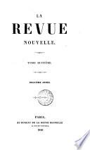 Revue nouvelle [ed. by E. Forcade].