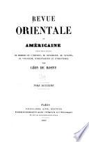 Revue orientale et américaine