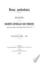 Revue pénitentiaire et de droit pénal