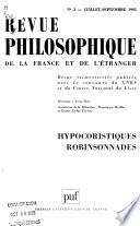 Revue philosophique de la France et de l'étranger