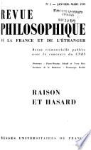 Revue philosophique de la France et de l'étranger