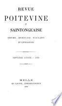 Revue poitevine et des confins de la Touraine et de l'Anjou
