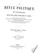Revue politique et littéraire; revue des cours littéraires