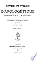 Revue pratique d'apologétique