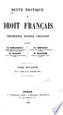 Revue pratique de droit français